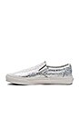view 5 of 6 Classic Slip On Sneaker in Silver & Blanc De Blanc