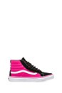 view 1 of 5 Sk8-Hi Slim Sneaker in Black & Pink Glo