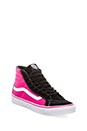view 2 of 5 Sk8-Hi Slim Sneaker in Black & Pink Glo