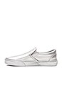 view 5 of 6 Metallic Sidewall Classic Slip-On Sneaker in Silver
