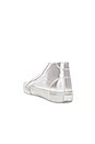 view 3 of 6 Metallic Sidewall Court Mid Sneaker in Silver