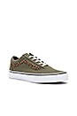 view 2 of 6 BASKETS MINI LÉOPARD OLD SKOOL in Army Green & True White