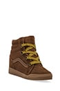view 2 of 5 SK8-HI WEDGE in Bison/Medium Gum in Bison & Medium Gum