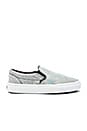 view 1 of 6 Classic Slip On Matte Iridescent Sneaker in Silver