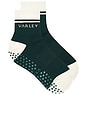 view 1 of 4 Grayson Half Crew Grip Sock in Ponderosa Pine