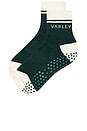 view 2 of 4 Grayson Half Crew Grip Sock in Ponderosa Pine