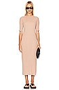 view 1 of 3 Maeve Knit Midi Dress in Warm Taupe