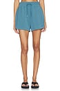 view 1 of 6 SHORT TAILLE HAUTE COULTER in Mallard Blue