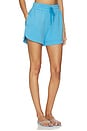 view 2 of 6 SHORT TAILLE HAUTE OLLIE in Azure Blue