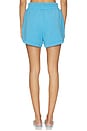 view 4 of 6 SHORT TAILLE HAUTE OLLIE in Azure Blue