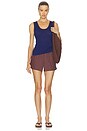 view 5 of 6 Morales Short in Brown Stone