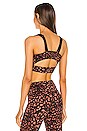view 3 of 4 Edris Sports Bra in Red Textured Animal