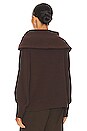 view 3 of 4 Vine Half Zip Pullover in Coffee Bean