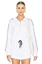 view 1 of 4 Davenport Half Zip Sweatshirt in White