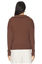 view 3 of 4 Janie Half Zip Knit Sweater in Chestnut