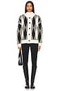 view 4 of 4 Nancy Jacquard Knit Cardigan in Whitecap Grey