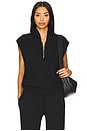 view 1 of 4 Loretta Half Zip Vest in Black