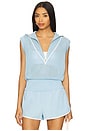view 1 of 4 Allena Half Zip Vest in Airy Blue