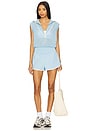 view 4 of 4 Allena Half Zip Vest in Airy Blue