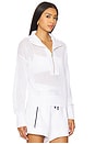 view 2 of 4 Aurora Half Zip Knit Pullover in White