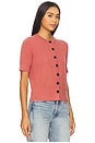 view 2 of 4 Micha Short Sleeve Cardigan in Mauvewood
