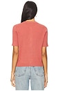 view 3 of 4 Micha Short Sleeve Cardigan in Mauvewood