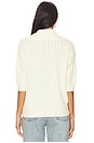 view 3 of 4 Arney Half Zip Polo in Egret
