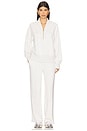 view 4 of 4 Sally Half Zip Sweatshirt in Ivory Marl