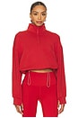 view 1 of 4 Sian Cropped Half Zip Midlayer in Lava Falls