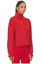 view 2 of 4 Sian Cropped Half Zip Midlayer in Lava Falls
