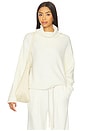 view 1 of 5 Hannah Cowl Neck Sweater in Egret