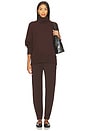view 4 of 4 Barker High Neck Sweater in Coffee Bean