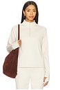 view 1 of 4 Lamia Half Zip Midlayer in Pebble Marl