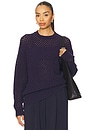 view 1 of 4 Grady Boucle Knit Sweater in Evening Blue