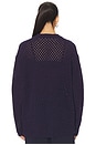 view 3 of 4 Grady Boucle Knit Sweater in Evening Blue