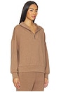 view 3 of 5 Hawley Half Zip Sweater in Golden Bronze Marl