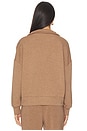 view 4 of 5 Hawley Half Zip Sweater in Golden Bronze Marl