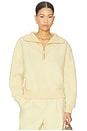 view 1 of 4 Jaylin Half Zip Fleece in Reed Yellow