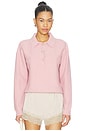 view 1 of 4 Marlie Polo Knit Sweater in Zephyr Mauve