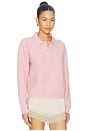 view 2 of 4 Marlie Polo Knit Sweater in Zephyr Mauve