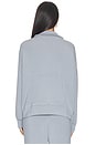 view 3 of 4 Hawley Half Zip Sweat in Wind Blue