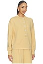 view 2 of 4 Reena Button Front Sweater in Sahara Sun
