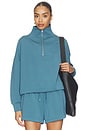 view 2 of 5 Hawley Half Zip Sweatshirt in Mallard Blue