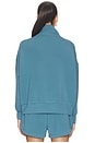 view 4 of 5 Hawley Half Zip Sweatshirt in Mallard Blue