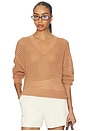 view 1 of 4 Gaia V Neck Sweater in Camel