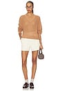 view 4 of 4 Gaia V Neck Sweater in Camel