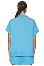 view 3 of 4 JERSEY MANGA CORTA RITCHIE in Azure Blue