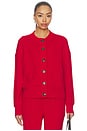 view 2 of 5 Olwen Button Front Sweater in Red Marl