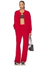 view 6 of 5 Olwen Button Front Sweater in Red Marl