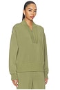 view 2 of 4 Sally Half Zip Sweat in Loden Green